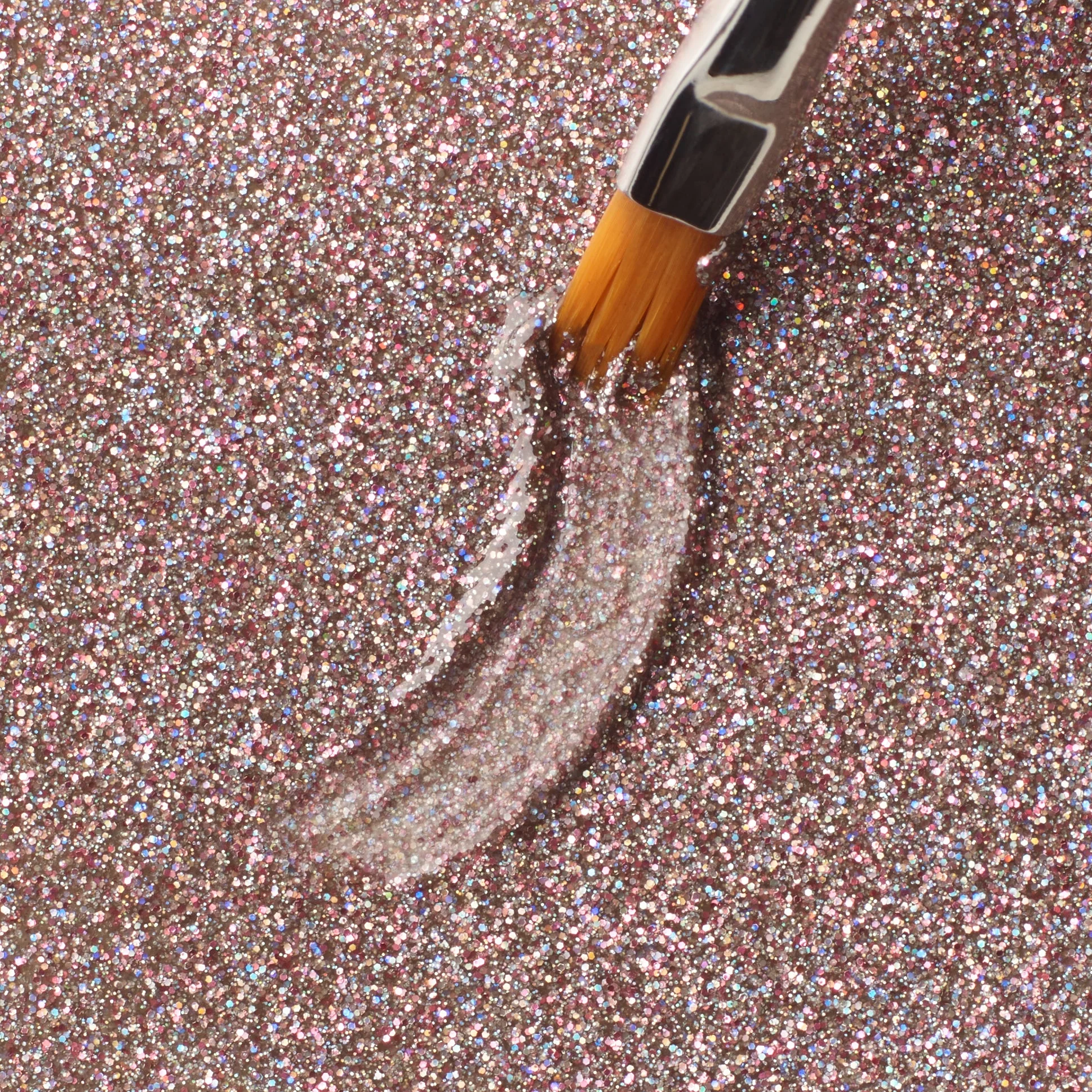 Color Gel Nizza Brown Glitter - Image 2