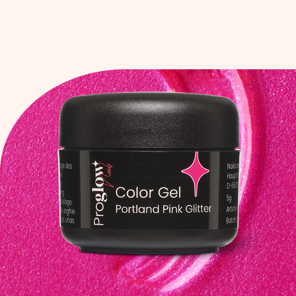 Color Gel Portland Pink Glitter