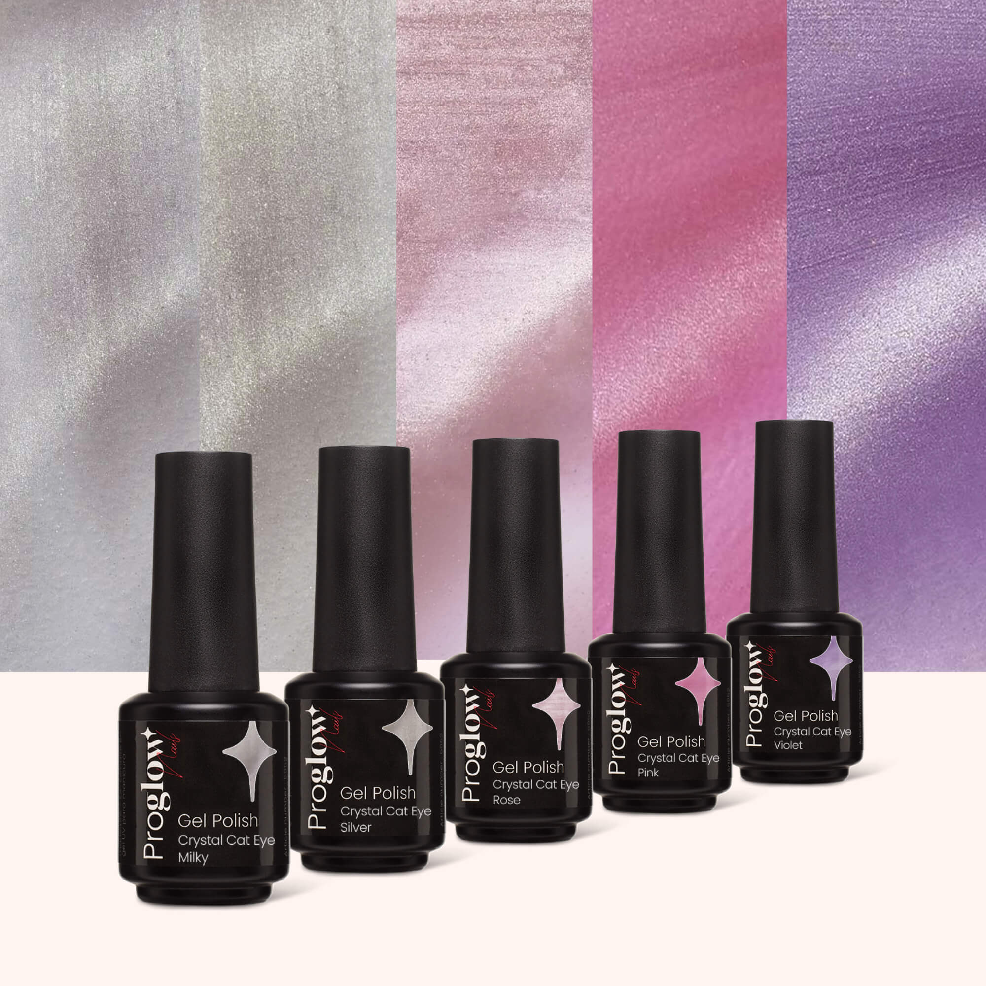 Set malto semipermanente per unghie Crystal Cat Eye