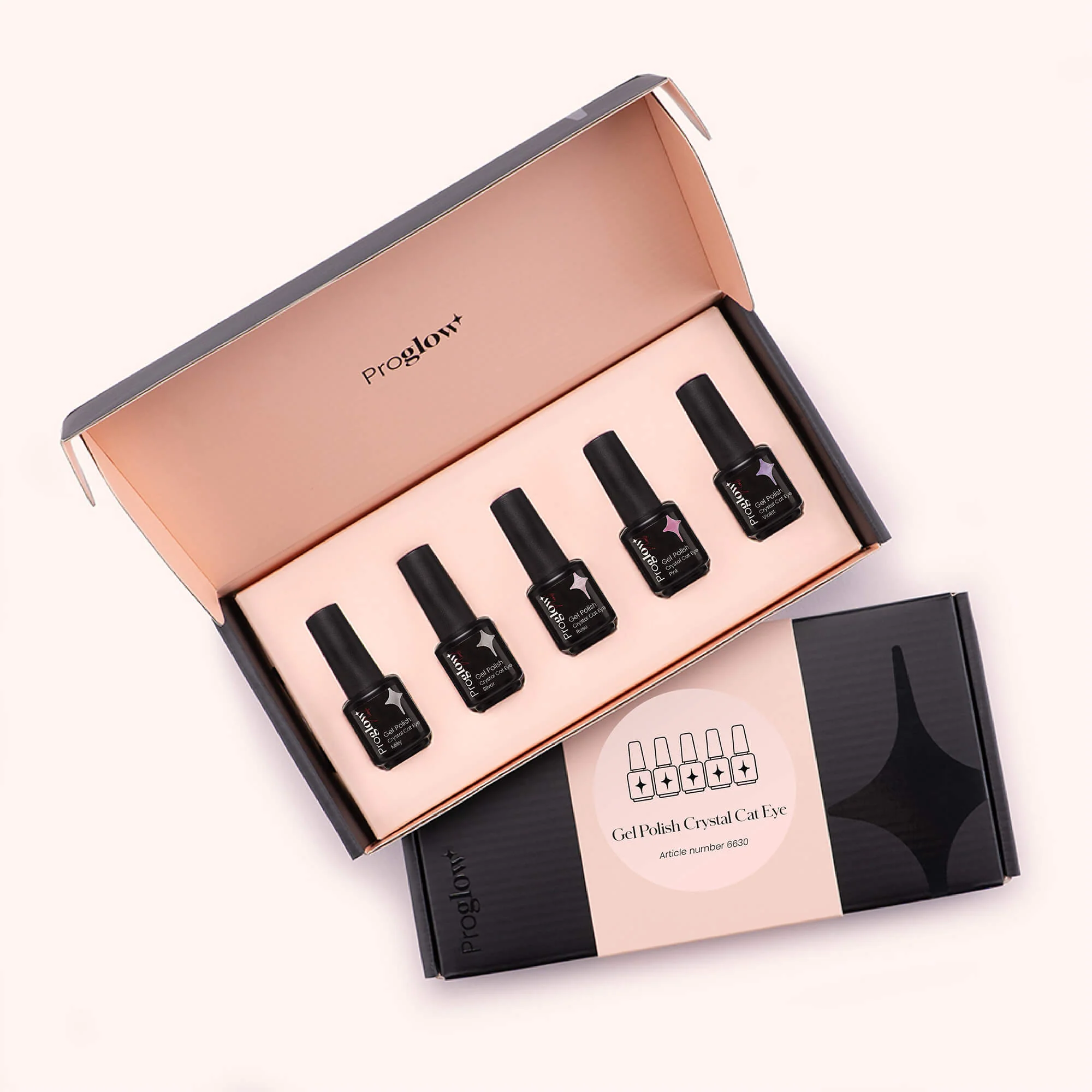 Set malto semipermanente per unghie Crystal Cat Eye - Image 2