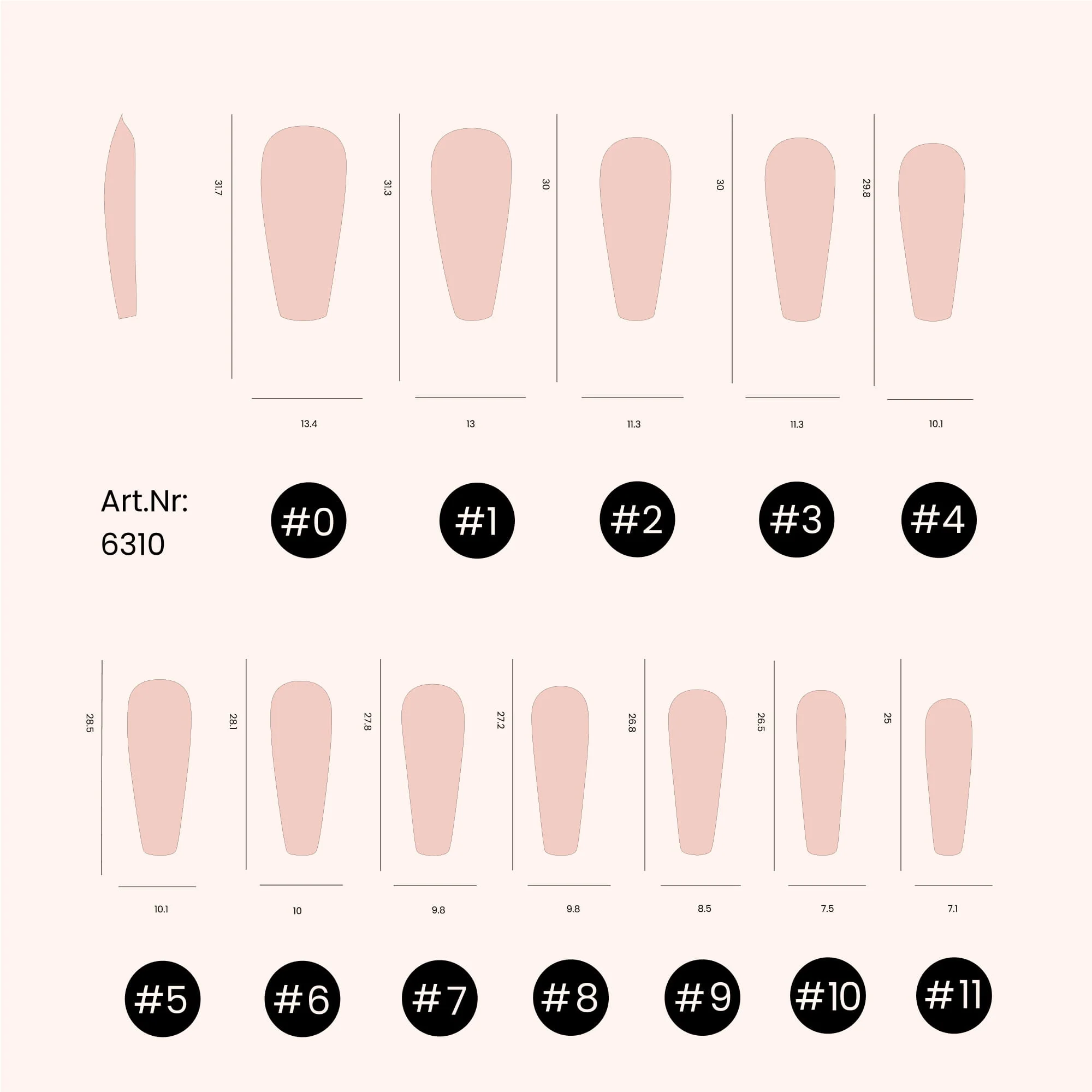 Dual Form Coffin 120pcs clear - Image 3