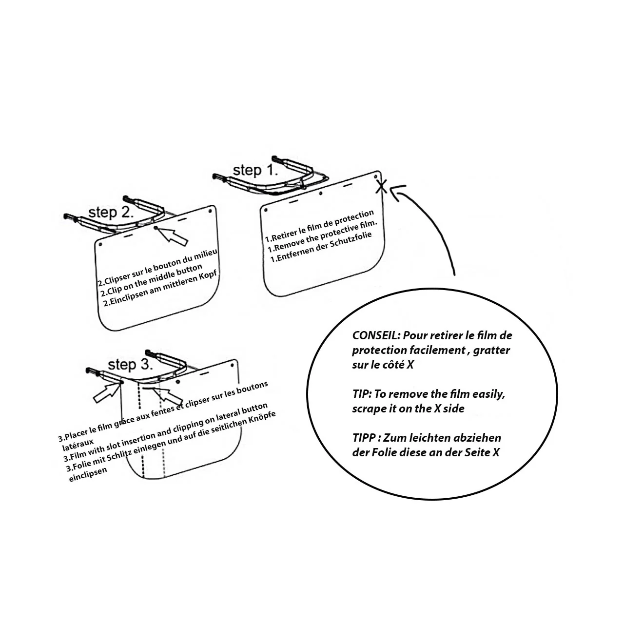 Face Shield - visiera per onicotecnica - Image 6