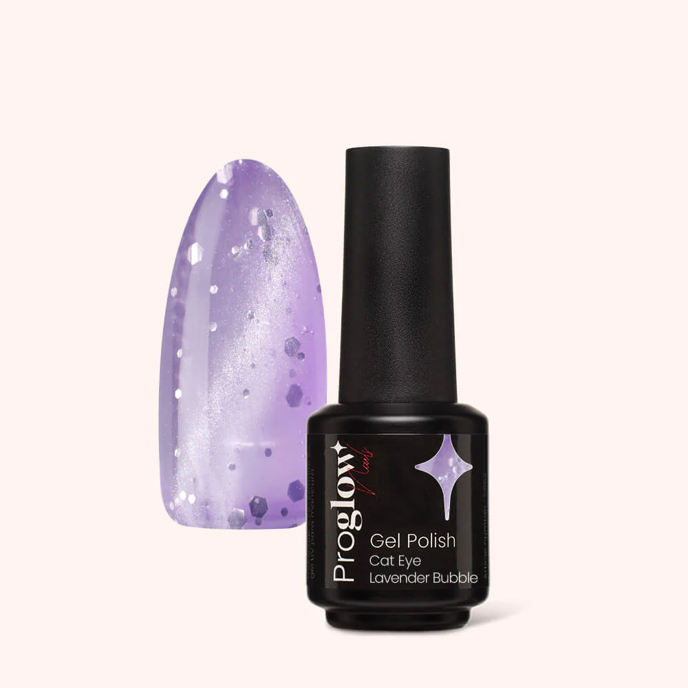 Smalto semipermanente Cat Eye Lavender Bubble