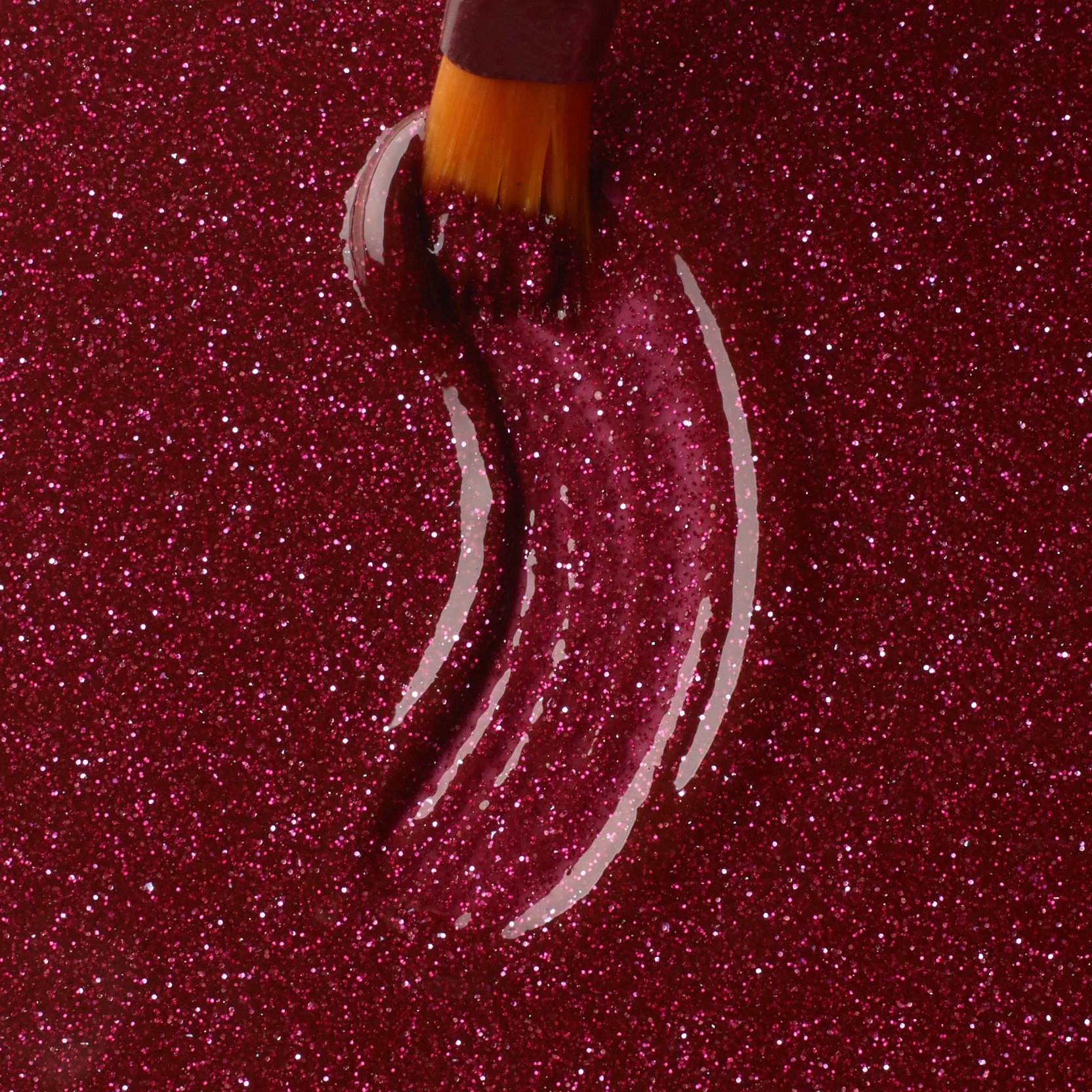 Glitter Gel Rubin Star - Image 2