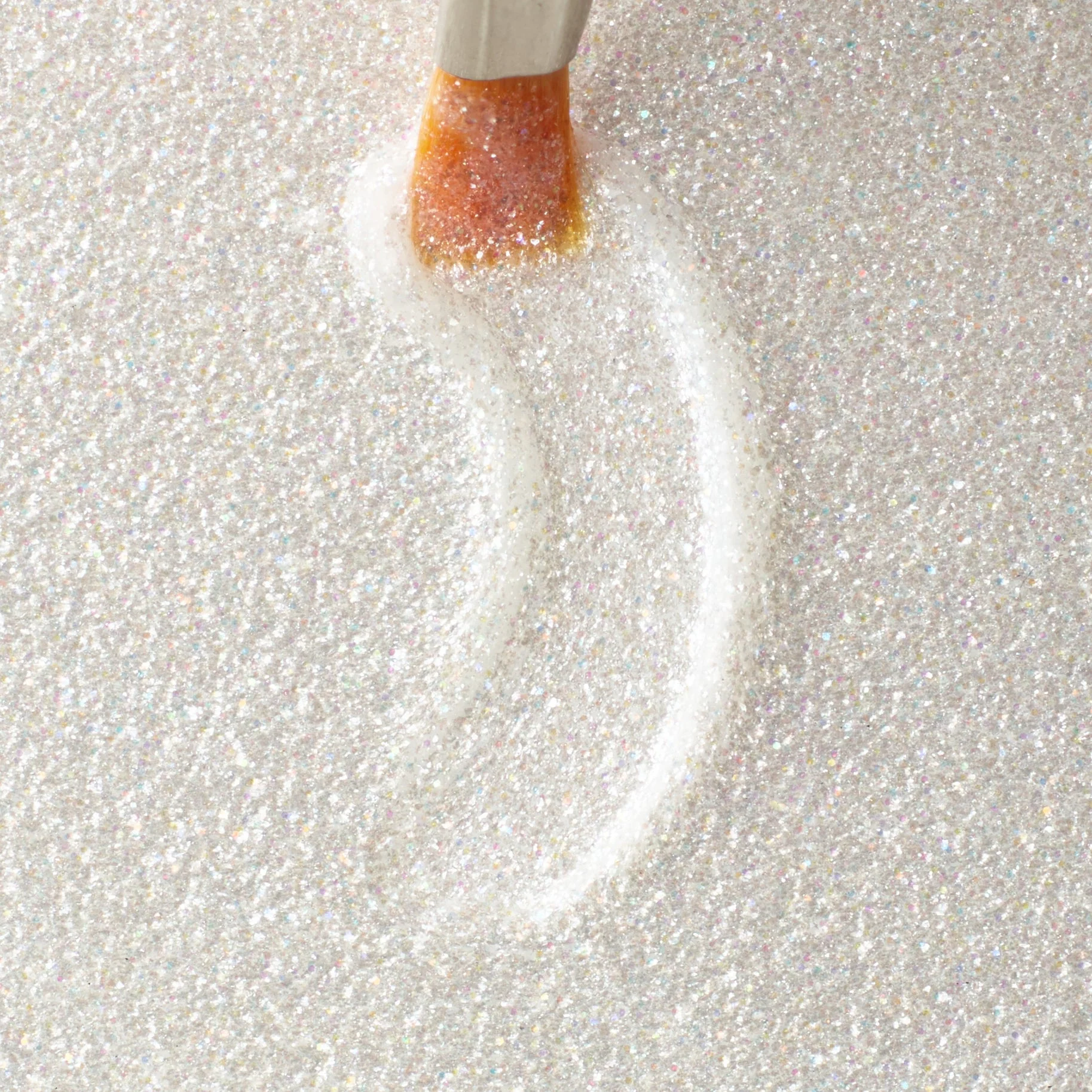 Glitter Gel White-Gold Star - Image 2