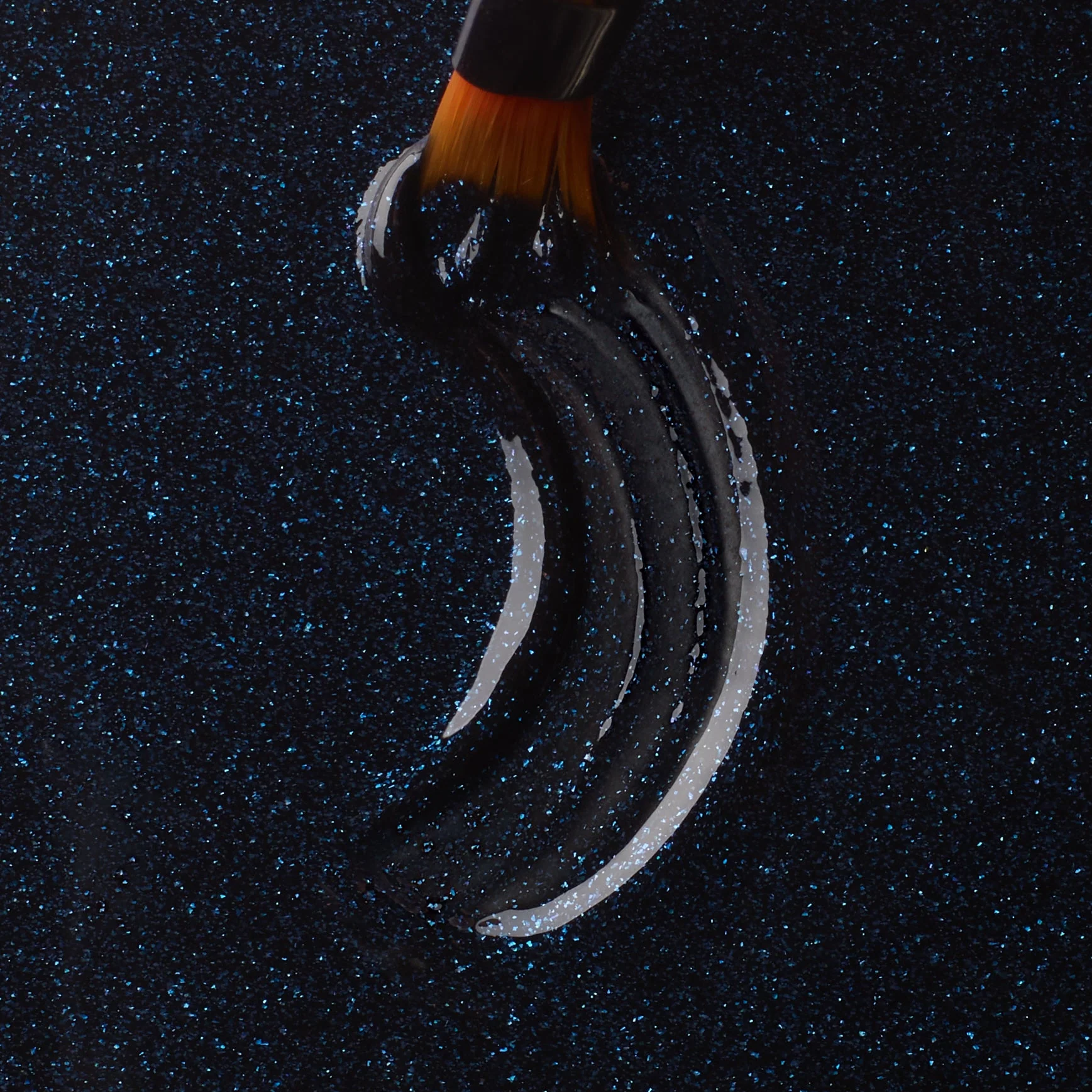 Glitter Gel Black-Galaxy turchese - Image 2