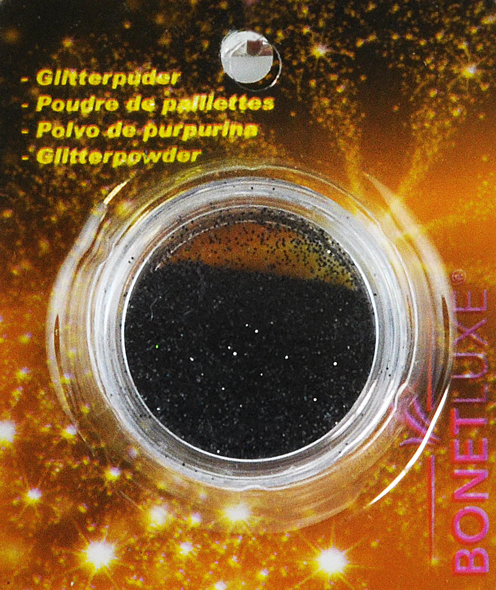 Glitter per unghie - nero - Image 2