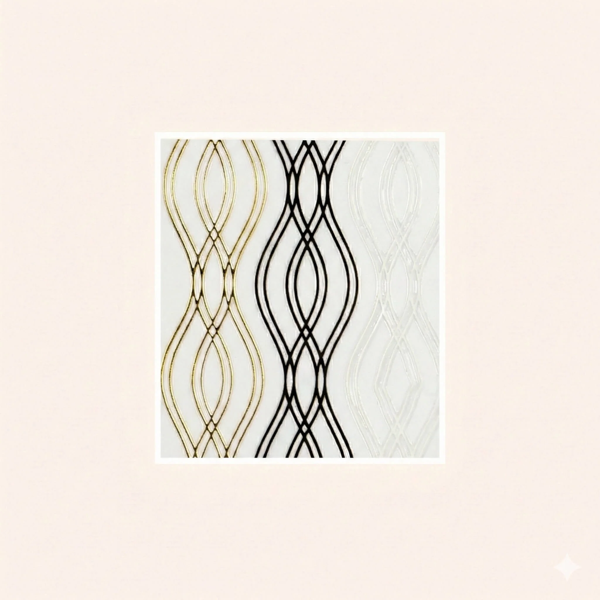 Modern Sticker Wavy 1