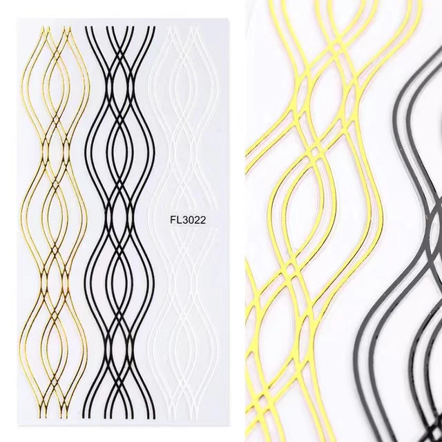 Modern Sticker Wavy 1 - Image 3