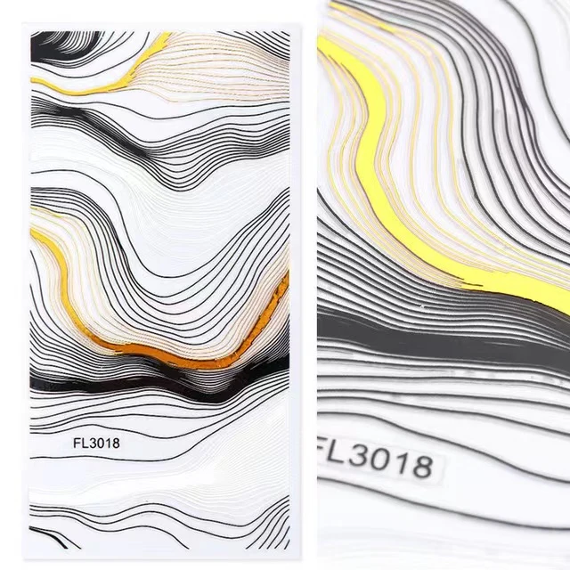 Modern Sticker Wavy 2 - Image 3