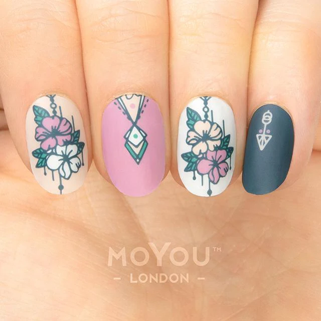 MoYou Stamping Plate Flower Power 25 - Image 2