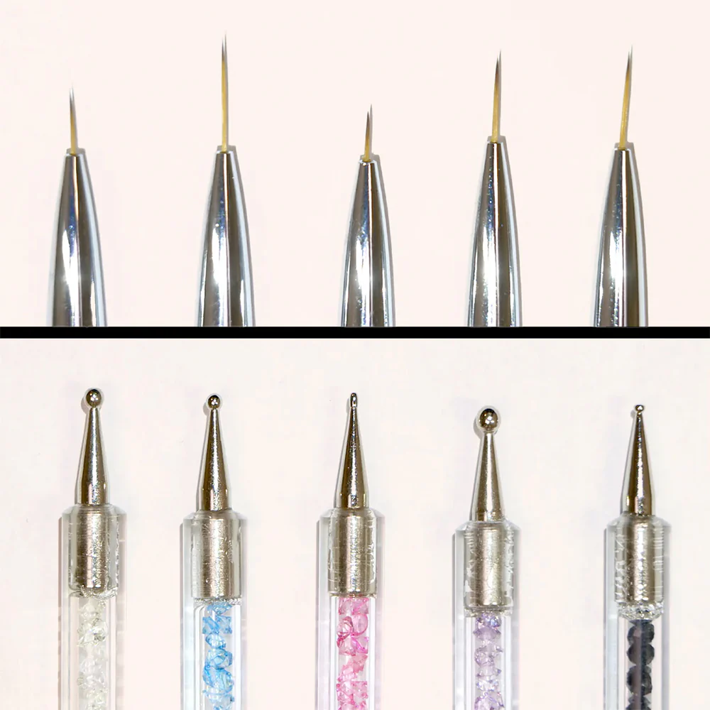 Nail Art Dotting Tools/Brush set 5 pezzi - Image 2