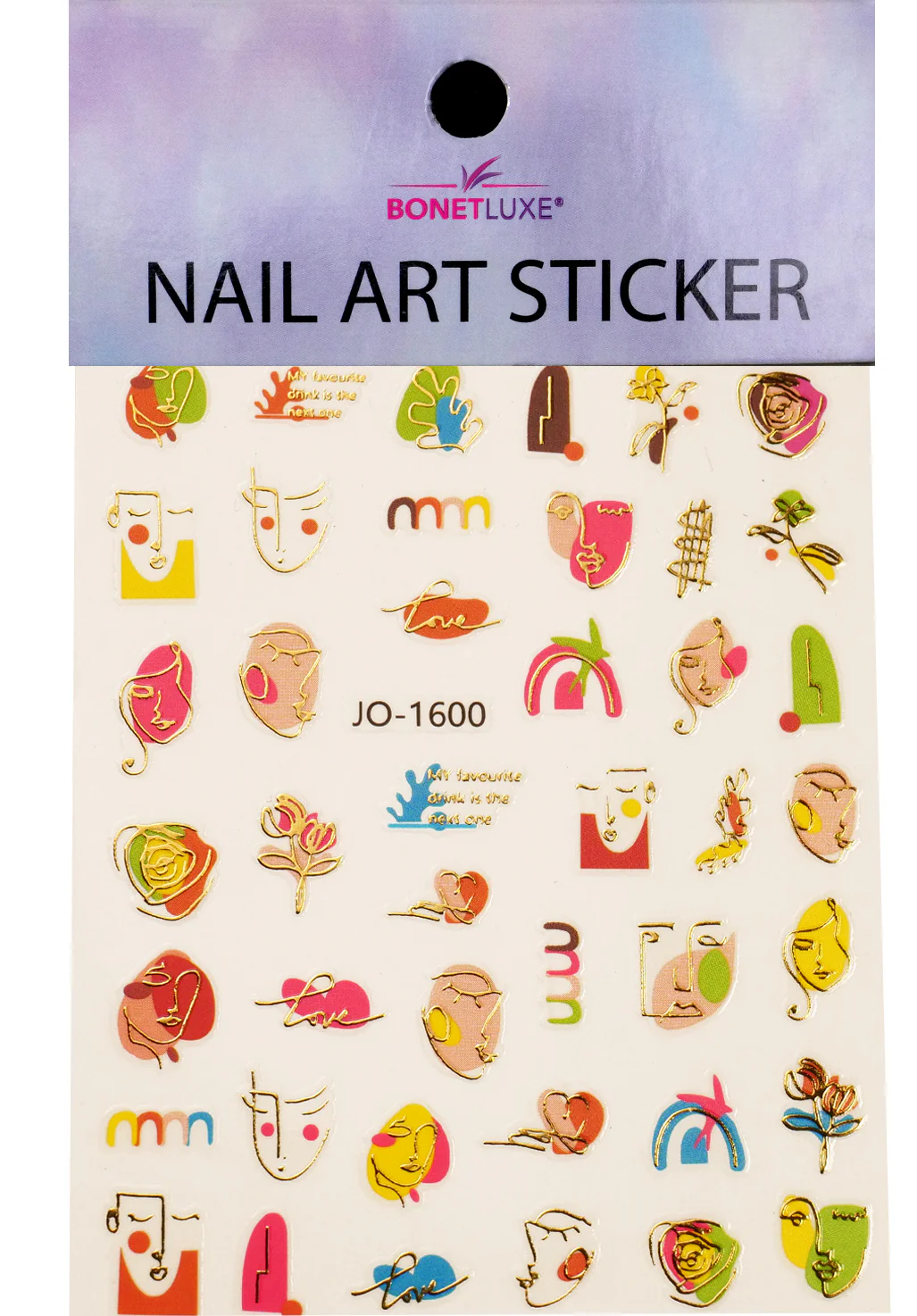 Nail Sticker Girl Face - Image 2