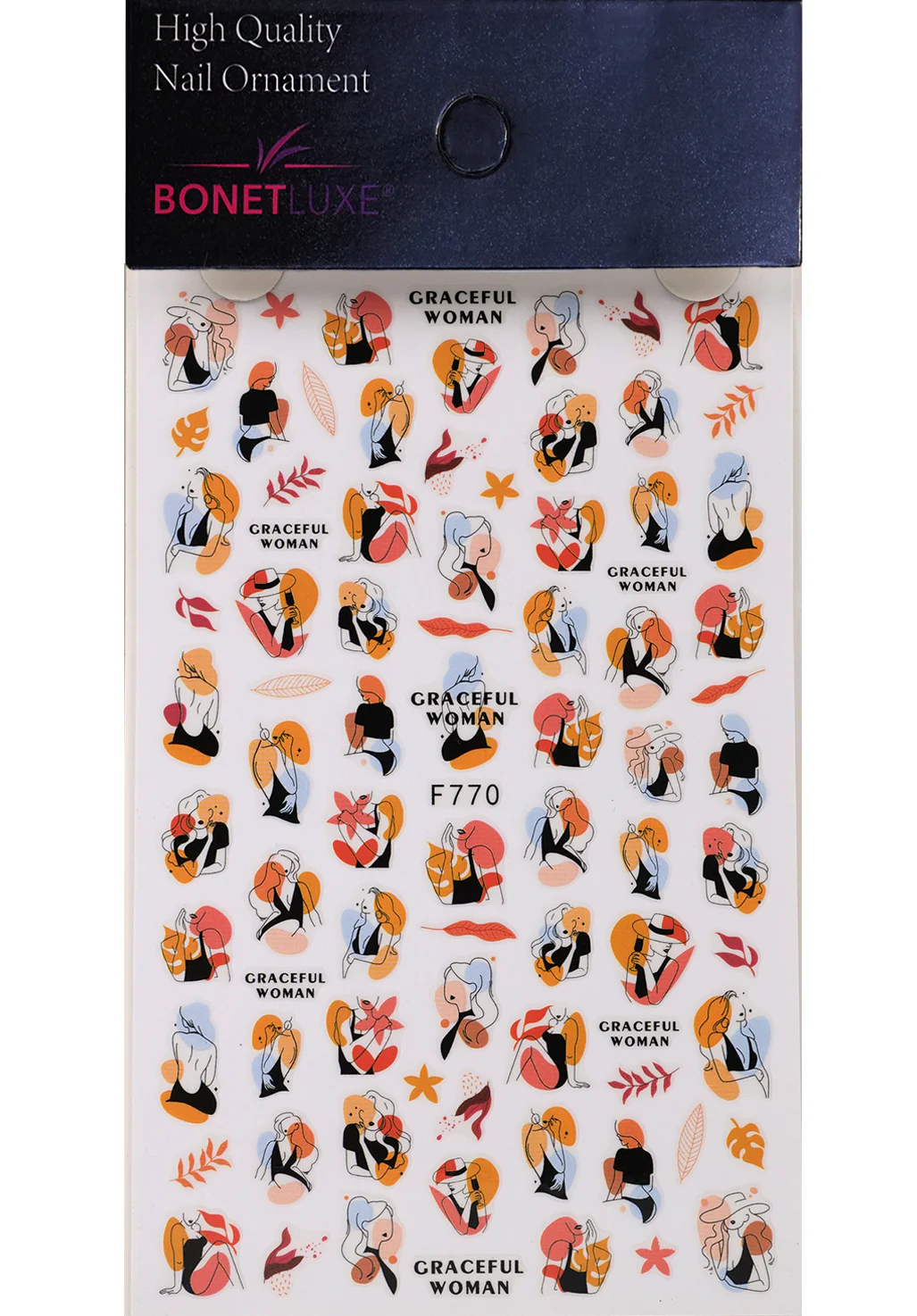 Nail Sticker Graceful Woman - Image 2