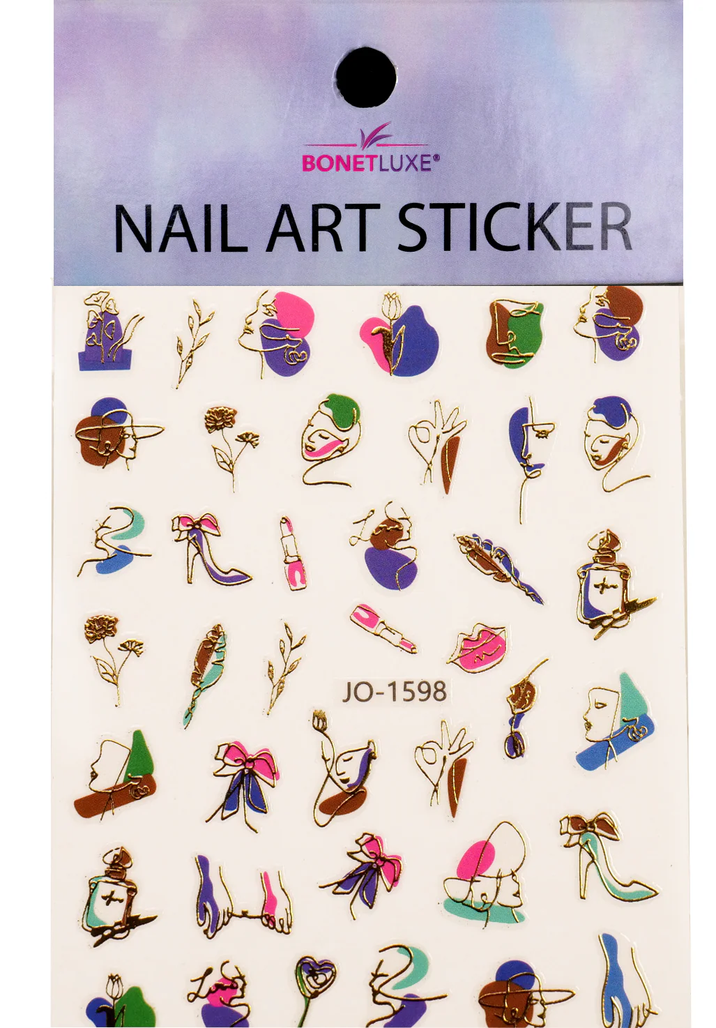 Nail Sticker Lady Face - Image 2