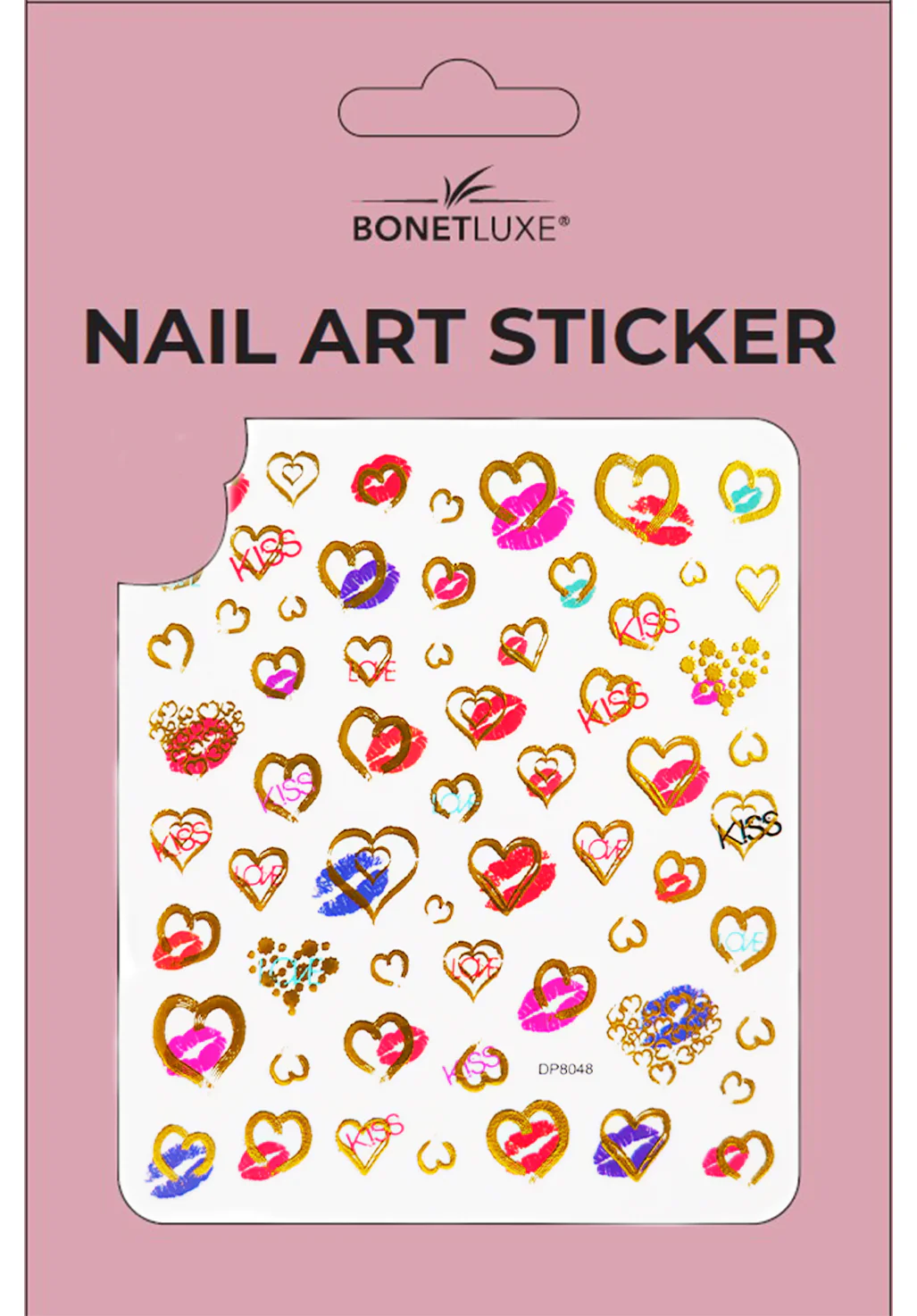 Nail Sticker Love Kiss - Image 2