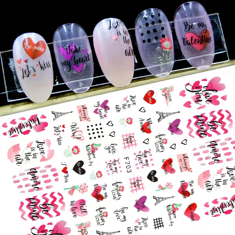 Nail Sticker Love Paris - Image 3