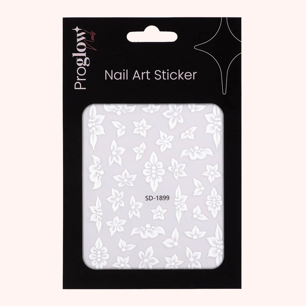 Nail Sticker Soft Flowers