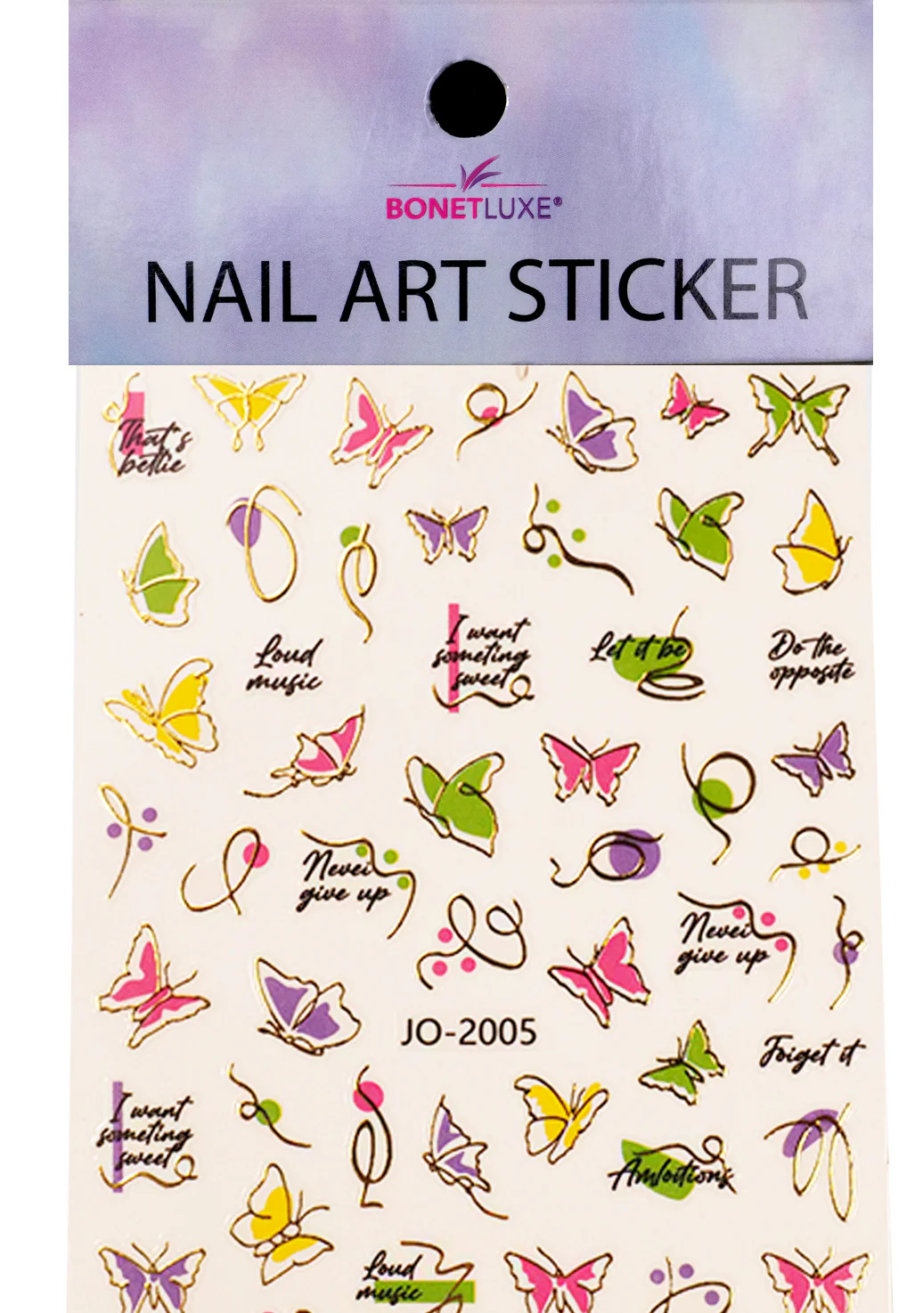 Nail Sticker Spring Butterfly - Image 2