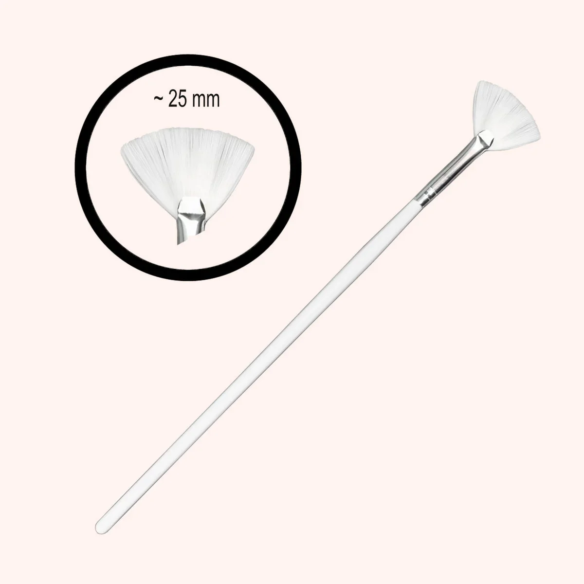 Pennello a ventaglio per Nail Art