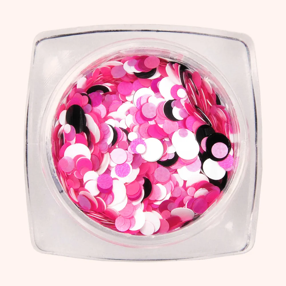 Mix Glitter unghie rotondi 2
