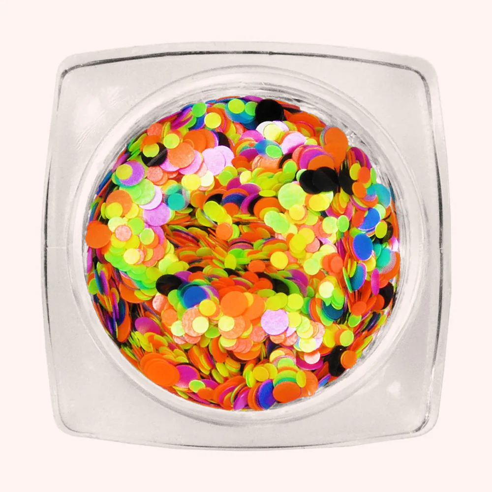 Mix Glitter unghie rotondi 8