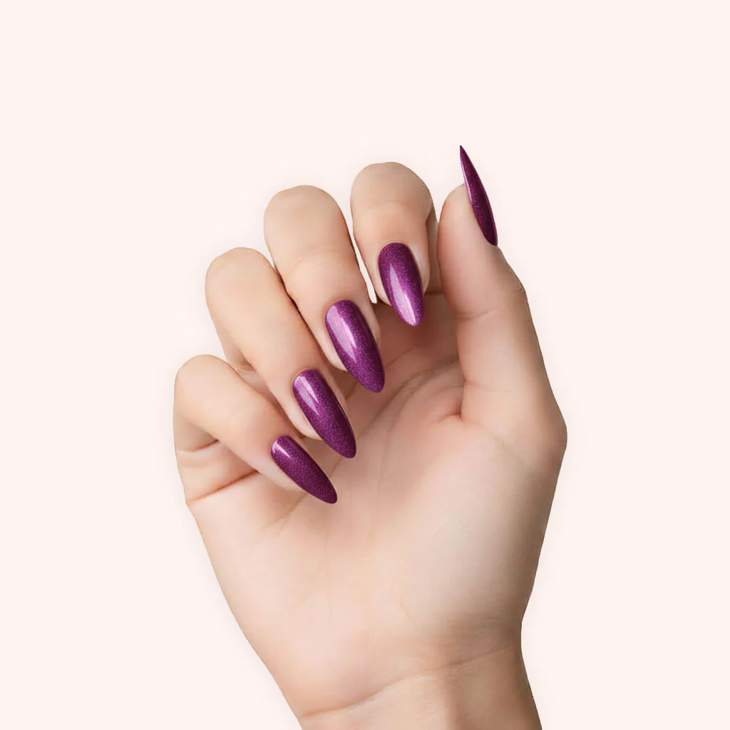 Smalto semipermanente 3in1 No WIpe Orchid Glitter - Image 3