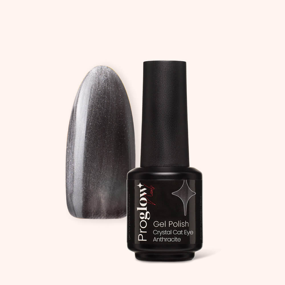 Smalto semipermanente Crystal Cat Eye Anthracite