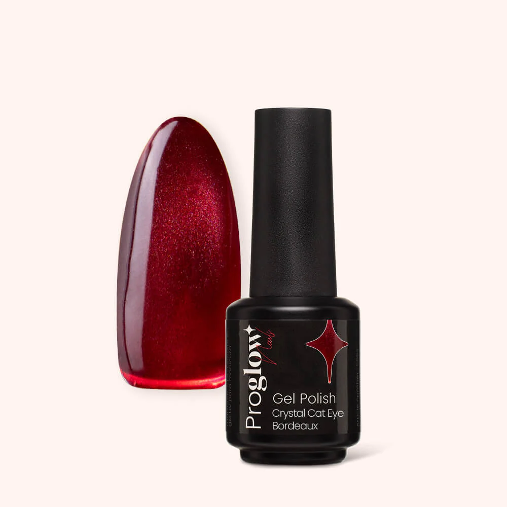Smalto semipermanente Crystal Cat Eye Bordeaux