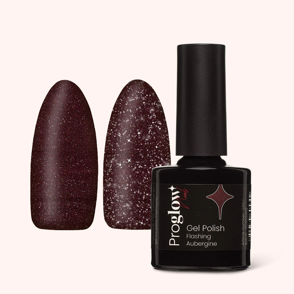 Smalto semipermanente Flashing Aubergine