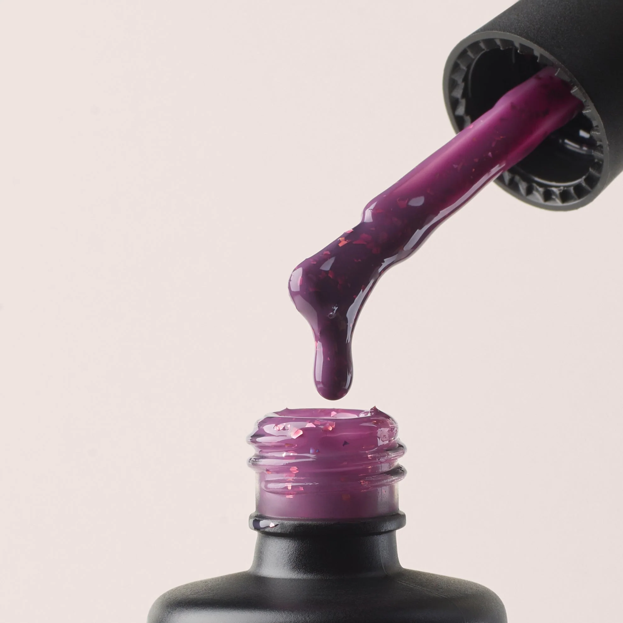 Gummy Base Plum Golden Flakes - Rubber Base - Image 3