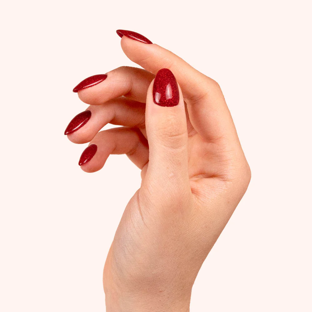 Smalto semipermanente Red Glitter-Star - Image 3
