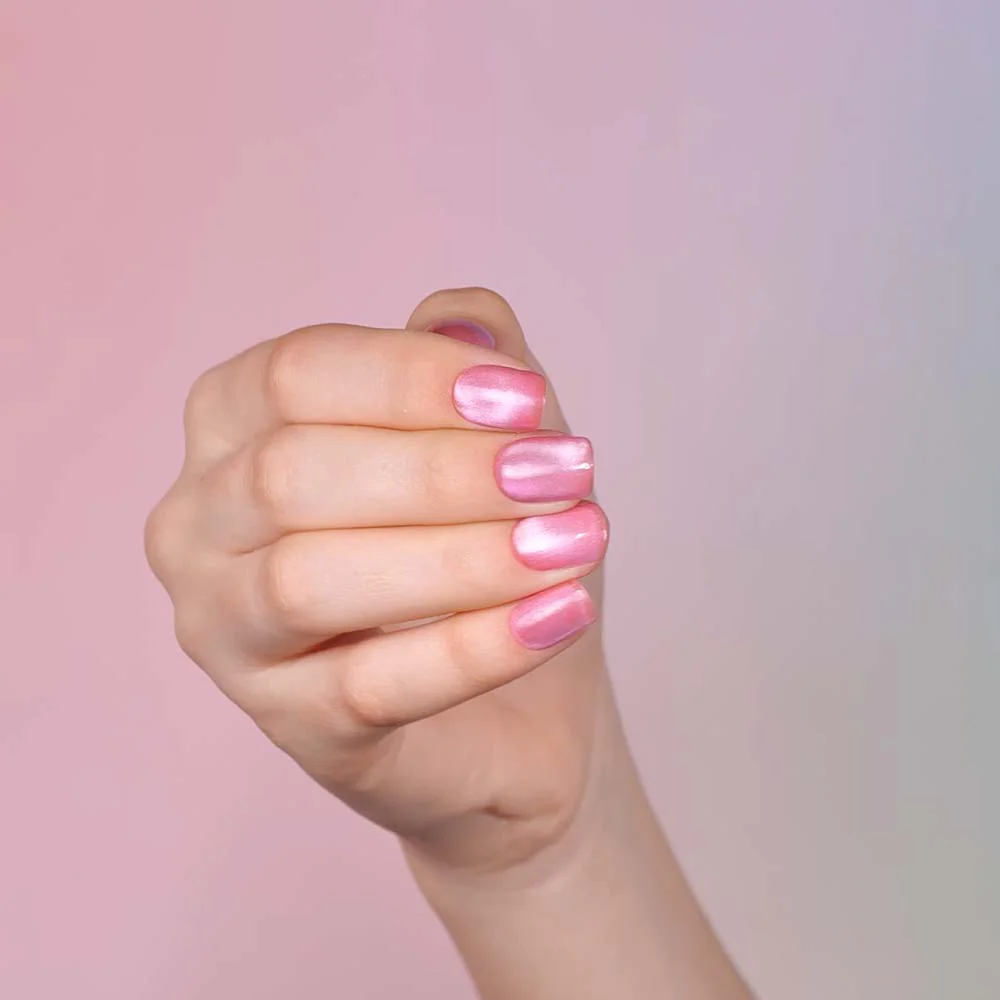 Smalto semipermanente Crystal Cat Eye Pink - Image 3