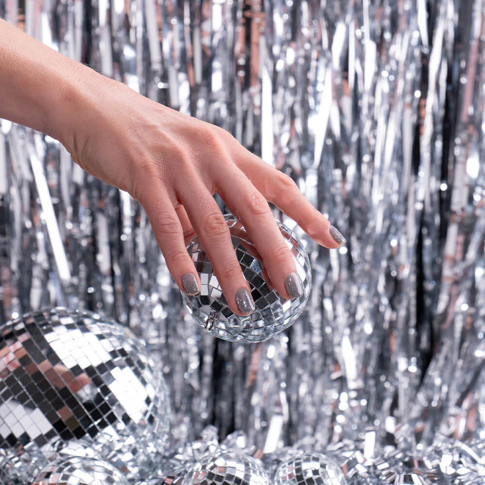 Smalto semipermanente Silver Glitter Star - Image 4