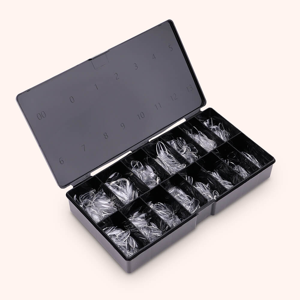 Soft Gel Tips unghie C-Curve Short Mandorla - Image 3