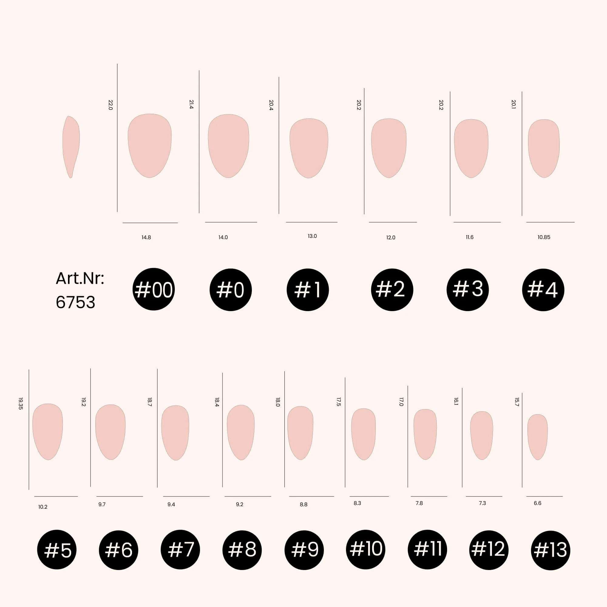 Soft Gel Tips unghie C-Curve Short Mandorla - Image 6