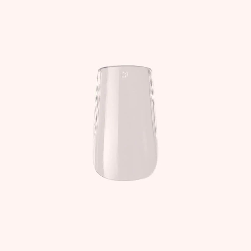 Soft Gel-x Nail Tips unghie C-Curve Medium Square 600