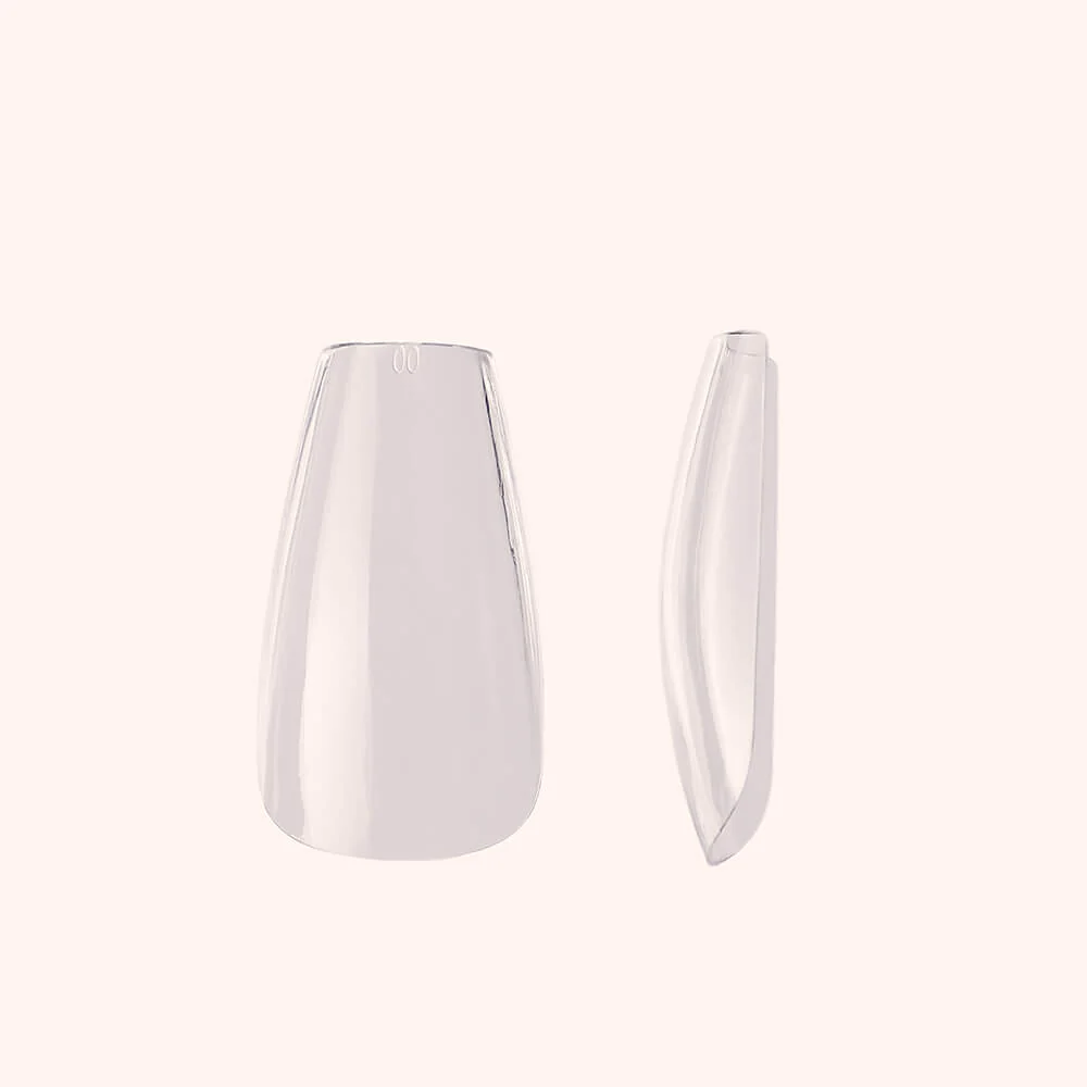 Soft Gel Tips unghie C-Curve Medium a Ballerina  - Image 2