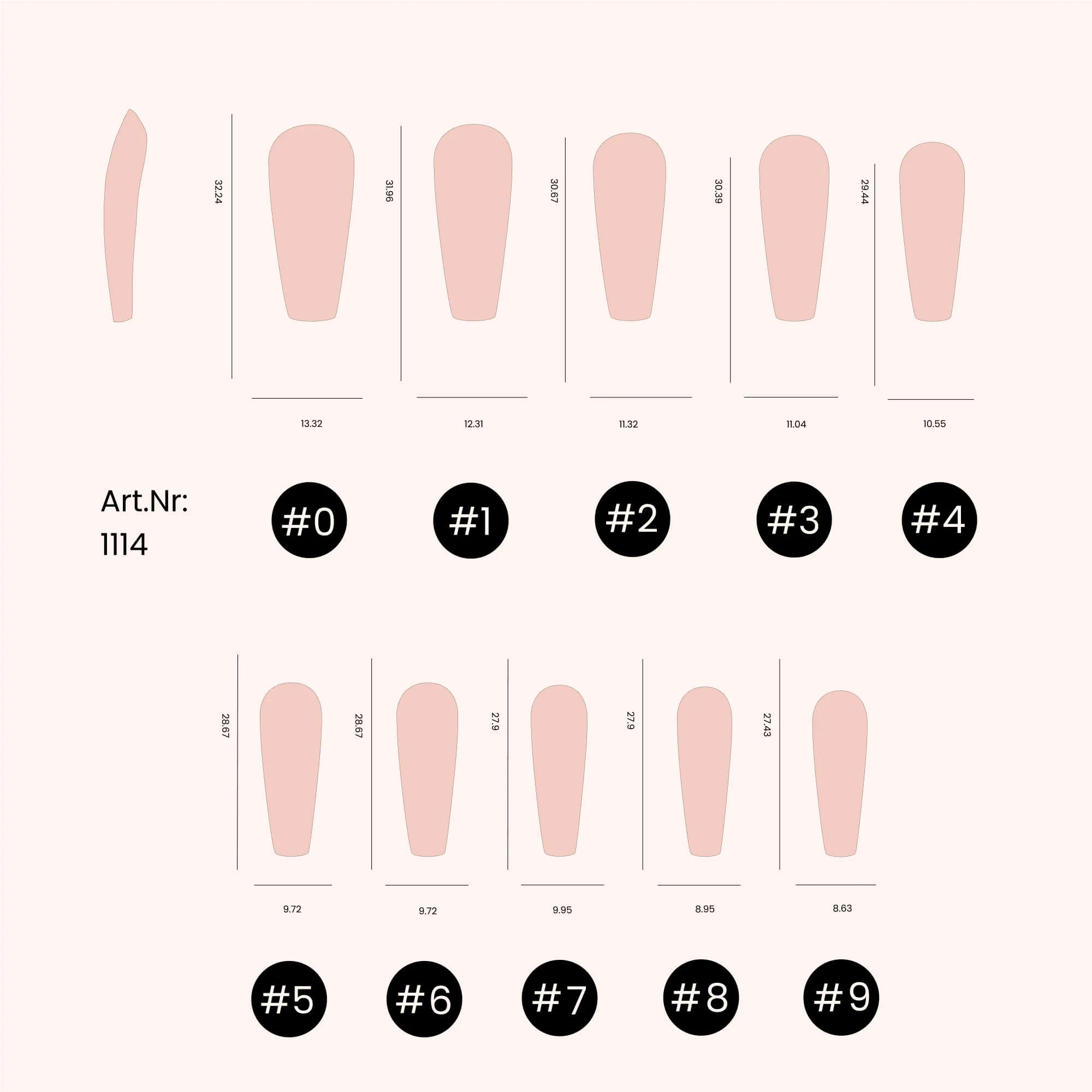 Soft Gel Tips unghie a Ballerina - Image 4
