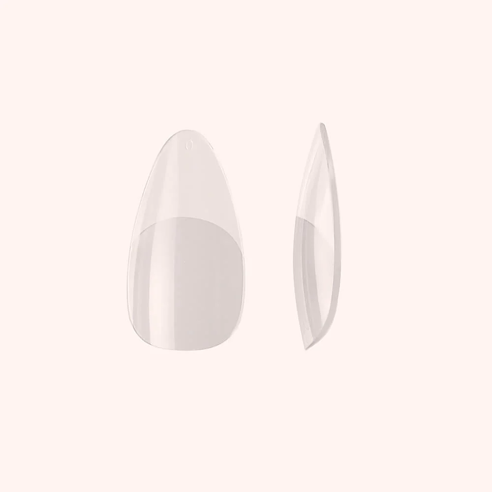 Soft Gel Tips unghie Half Buffed Long Almond - Image 2
