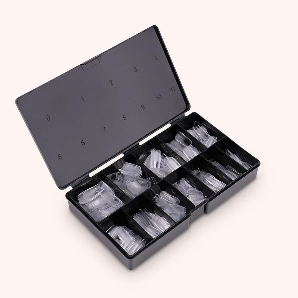 Soft Gel Tips unghie Half Buffed Square  - Image 4