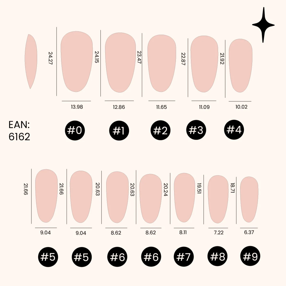 Soft Gel Tips unghie Medium Oval  - Image 4