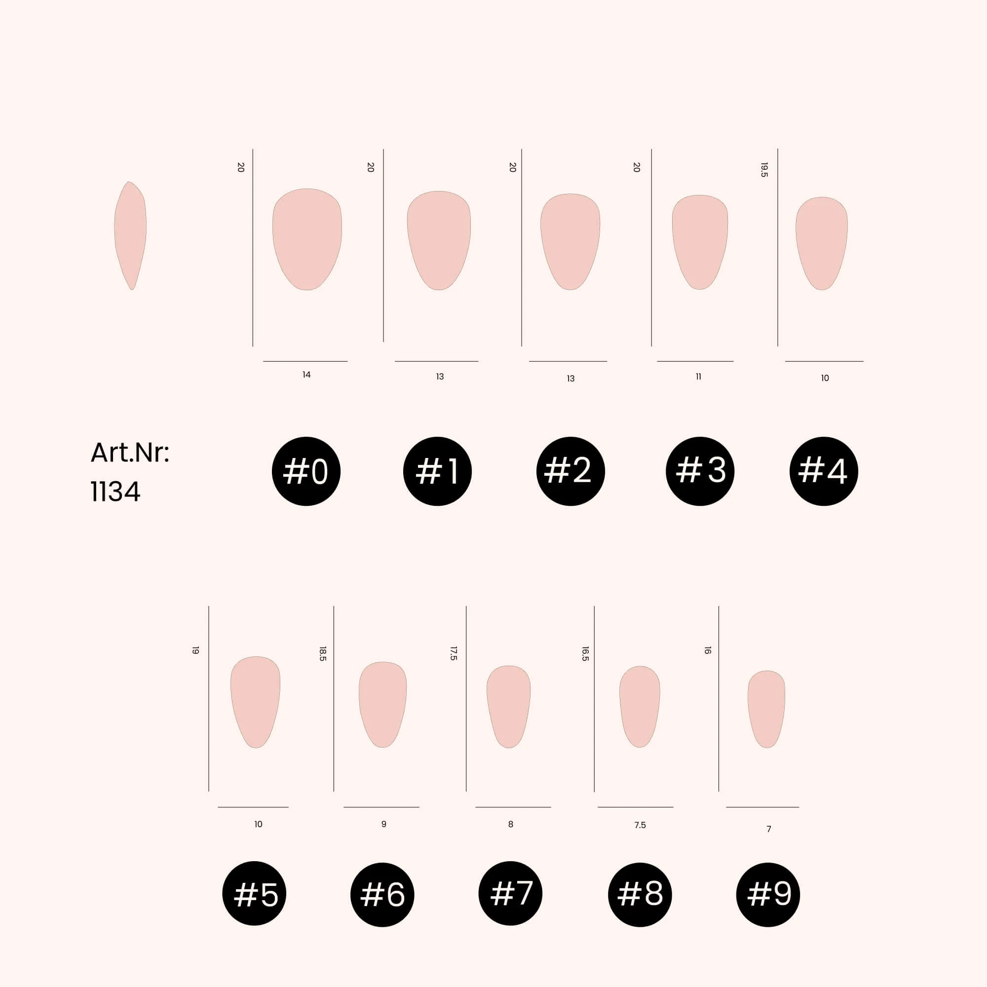 Soft Gel Tips unghie Mandorla arrotondata  - Image 4