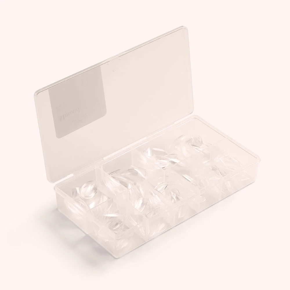 Soft Gel Tips unghie Mandorla corta - Image 3