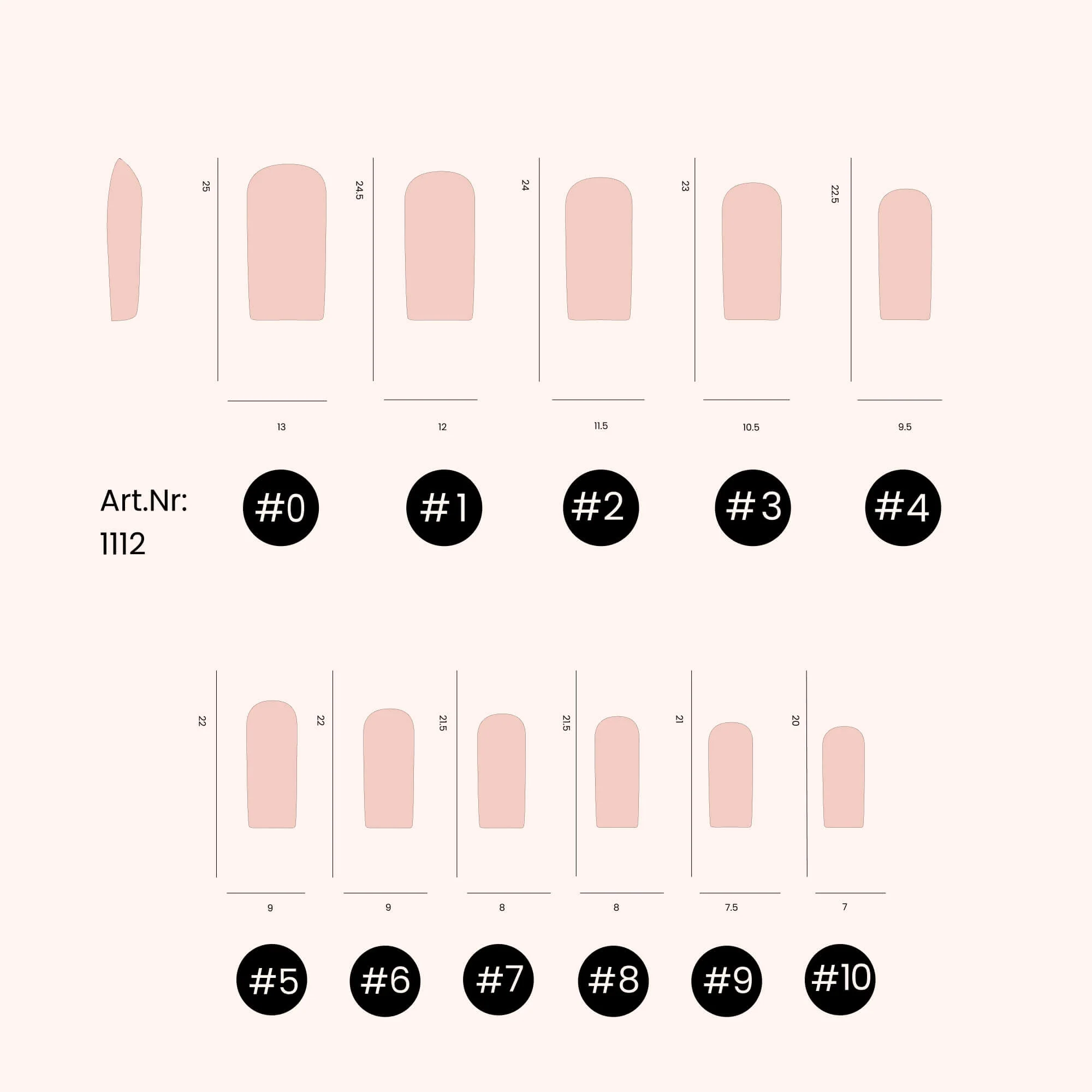 Soft Gel Tips unghie Square  - Image 4