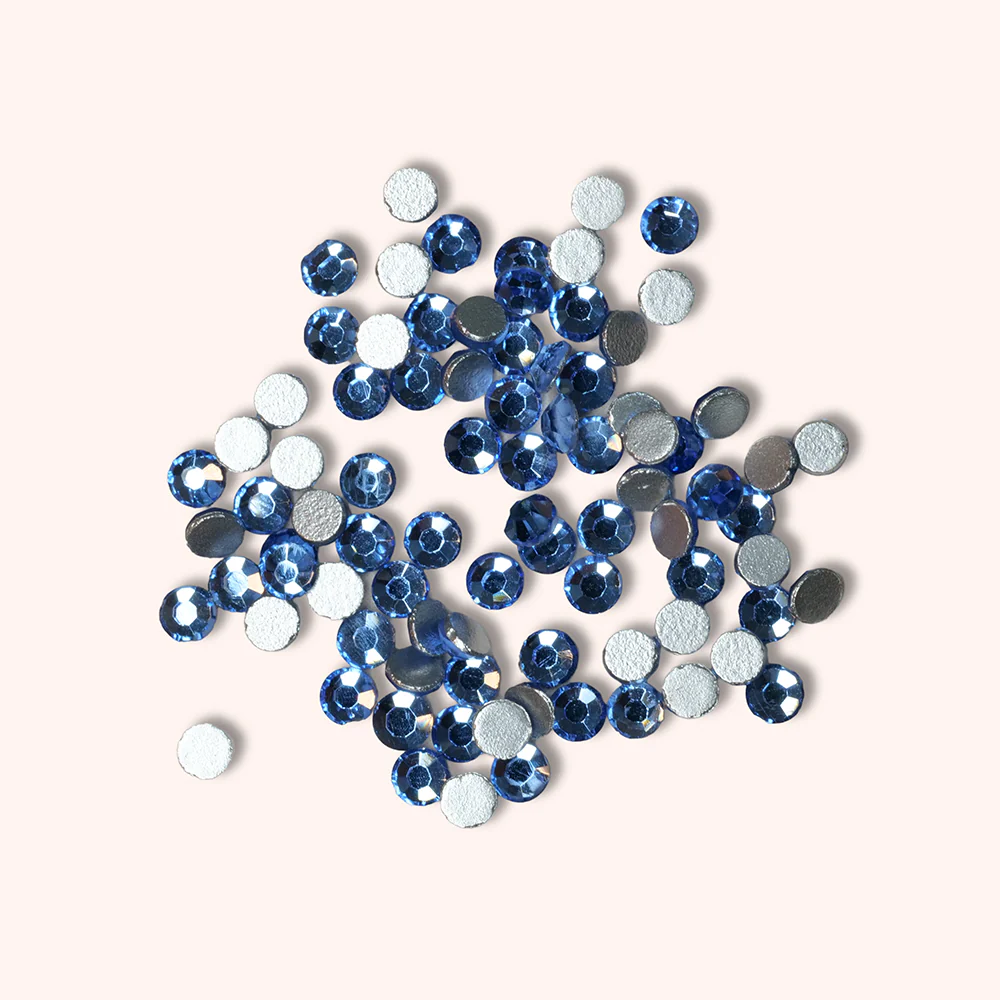 Strass blu reale