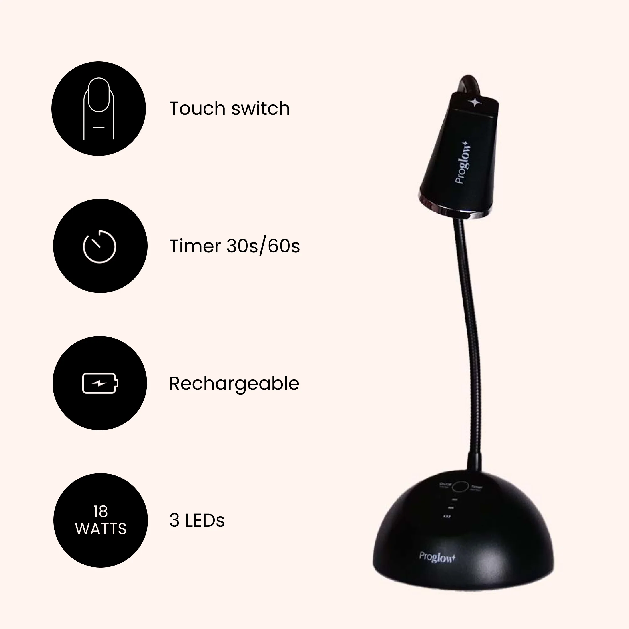 Lampada Studioline UV/LED Touch 18W - Image 2