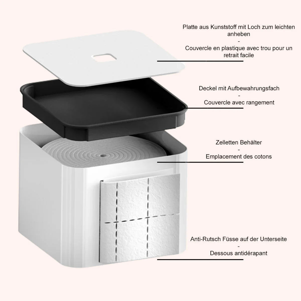 THE CUBE box salviette - Image 3