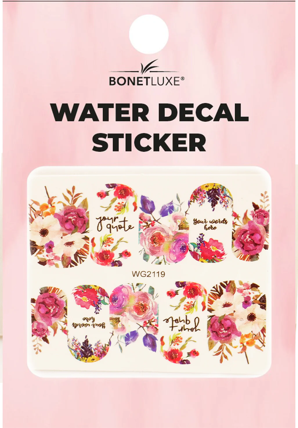 Water Decal Flowers 2 - Image 2